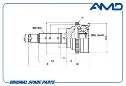 ���� �������� 96273571/AMD.SH118 (T23/T19/ABS40) (� ������� ABS) AMD