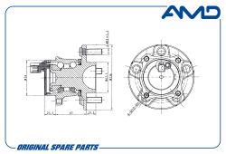 ������� ������ 1506577/AMD.HUB54 (D136; ABS) AMD