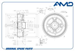 ������� ��������� 7700839322/AMD.BD259 (203 mm) AMD