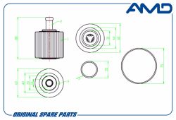 ������ �������� 04152-YZZA6/AMD.FL124 AMD