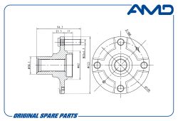 ������� �������� 51750-1J000/AMD.HUB65 (T25; D123) AMD