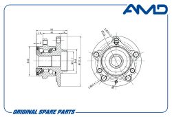 ��������������� 8V0498625/AMD.HUB76 (T36; D136,5; ABS) AMD