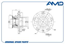 ������������� 8V0598611A/AMD.HUB78 (D136,5; ABS) AMD