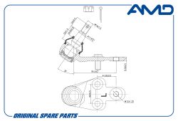 ������������� ����� 43340-39605/AMD.BJ232 AMD