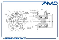 ������� ������ 43202-JP00A/AMD.HUB94 (D148; ABS) AMD