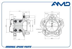 ������� ������ 43202-1KA0A/AMD.HUB95 (D148; ABS) AMD