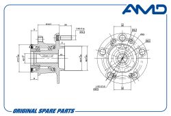 ������� ������ 3785A035/AMD.HUB116 (T25; D140,5; ABS) AMD