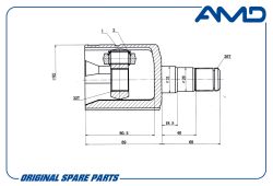 ���� ���������� 1K0498103C/AMD.SH198 (T26/T32) AMD