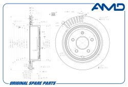 ���� ������� ������� 43206-CA000/AMD.BD381 AMD