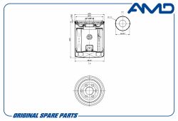 ������ �������� 16510-61A31/AMD.FL235 AMD