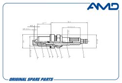 ����� ��������� 7700500155/BKR-6EZ/AMD.PL51 (1 �������� �����) (Nickel) AMD