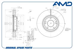 ���� ��������� ������� (1 ��.) 51712-2L500/AMD.SPORT.BD5264 (��������������� � ���������) AMD