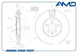 ���� ��������� ������� (1 ��.) 6R0615301D/AMD.SPORT.BD5269 (��������������� � ���������) AMD