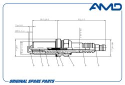 ����� ��������� 18841-11051/LFR5A-11/AMD.PL69 (Nickel) AMD