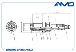 ����� ��������� 12120032136/BKR6EQU/AMD.PL133 (Nickel) AMD