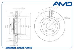 ���� ��������� ������� (1 ��.) 40206-JD00A/AMD.SPORT.BD5325 (��������������� � ���������) AMD