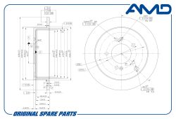 ���� ������� ������� (1 ��.) 58411-3A300/AMD.SPORT.BD5336 (��������������� � ���������) AMD