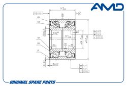 ��������� ������� �������� 51720-02000/AMD.GH038021 (��� ������. ������ ABS) AMD