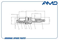 ����� ��������� 18814-11051/BKR5ES-11/AMD.PL11 (Nickel) AMD