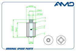 ������ �������� 6711803009/AMD.FL116 AMD